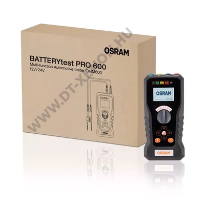 Osram BATTERYtest PRO Multi-Function Automotive Tester OMM600 Akkumulátor tesztelő 6V/12V/24V 30A