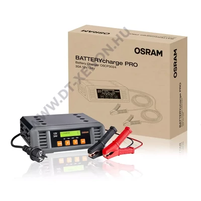 Osram BATTERYcharge PRO 30A OSCP3024 Professzionális Akkumulátortöltő 12V/24V 14Ah-300Ah