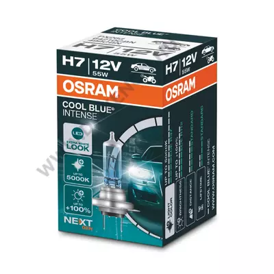 Osram H7 Cool Blue Intense NextGen +100% 5000K halogén izzó 64210CBN