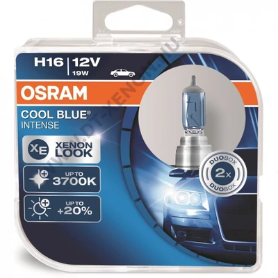 Osram Cool Blue Intense H16 DUO BOX halogén izzó 64219CBI-HCB