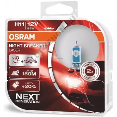 Osram Night Breaker Laser H11 +150% halogén izzó 64211NL-HCB DUO BOX