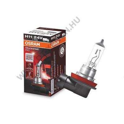 Osram Truckstar Pro 24V +100% H11 70W halogén izzó 64216TSP